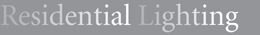 Outdoor Illumination - Residential Lighting